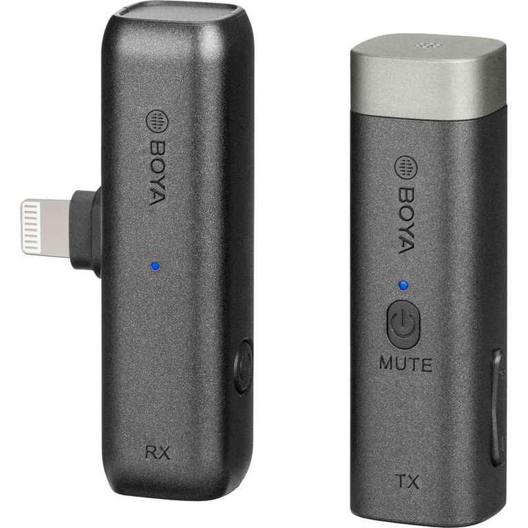 product-06b72d6bcf8cb171-767px-50kb ميکروفن بی سیم بويا BOYA BY-WM3D Microphone+Lightning Adaptor - تصویر 1