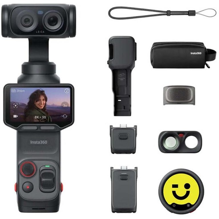 product-0cfb3eb23641d650-767px-50kb-1 دوربین گیمبال اینستا360 Insta360 Luna Ultra Creator Bundle AI Gimbal Camera Black - تصویر 1