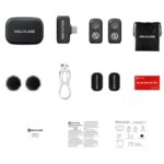 میکروفون یقه ای بی سیم Hollyland LARK A1 Duo 2-Person Wireless Microphone - تصویر 2