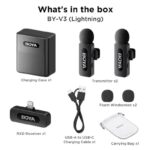 میکروفون بی سیم بویا BOYA BY-V3 Combo Wireless Microphone System - تصویر 4