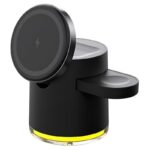 شارژر بی سیم چهار کاره XVersion 4 in 1 Wireless 15W Fast Induction Charger Station