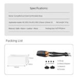بند دوربین Sunnylife Dual Hook Lanyard for DJI RS 4 Pro - تصویر 5