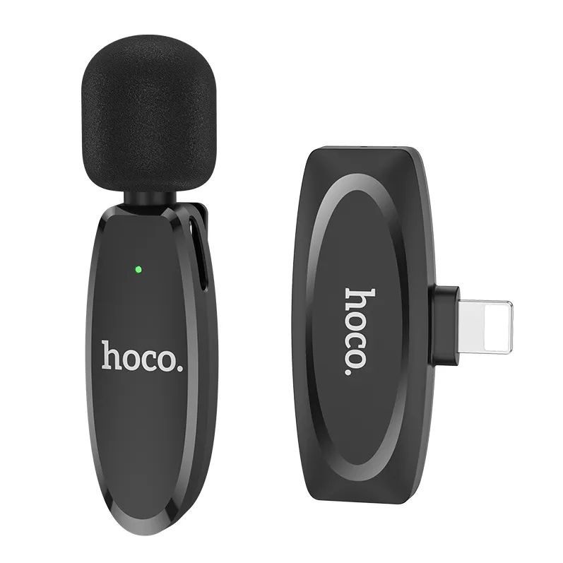 product-29bc235584f26e38-797px-50kb میکروفون بی سیم هوکو HOCO L15 Wireless digital microphone Lightning - تصویر 1