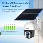 دوربین مدار بسته با وای فای و پنل خورشیدی LS vision LS 40 CCTV camera - تصویر 6