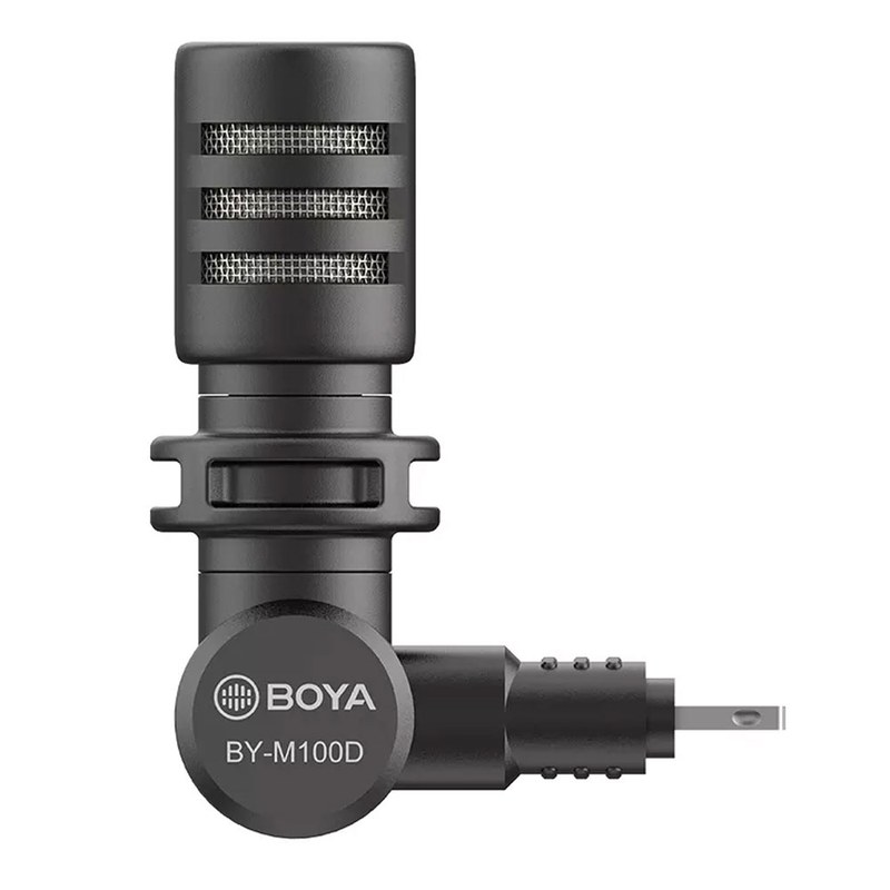product-3a050860f0af124f-800px-50kb میکروفن مینی بویا BOYA BY-M100D Lightning Microphone - تصویر 1