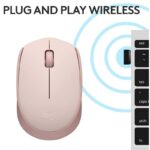 ماوس بی سیم لاجیتک Logitech M171 Wireless Mouse Rose - تصویر 6