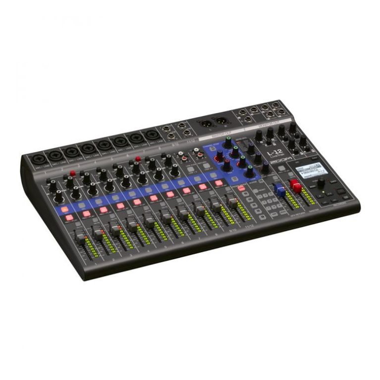 product-50510a20e42b51a3-767px-50kb-1 رکوردر و میکسر زوم Zoom LiveTrak L-12 Digital Mixer - تصویر 1