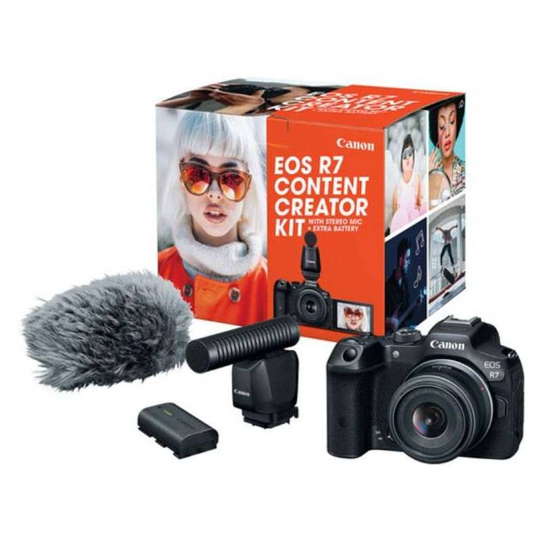 product-56fa0eb55ecff7ca-767px-50kb دوربین بدون آینه کانن Canon EOS R7 18-45mm Content Creator Kit - تصویر 1
