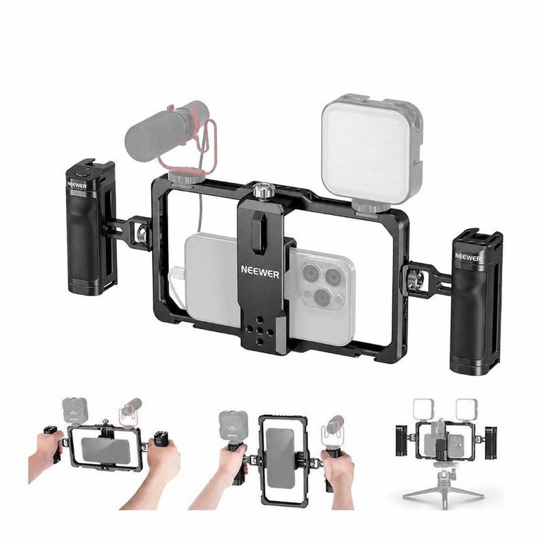product-5c964770966b55e0-767px-50kb نگهدارنده و لرزشگیر موبایل NEEWER PA009 Mobile Holder and Stabilizer - تصویر 1