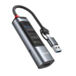 هاب 5 پورت USB/TYPE-C یسیدو YESIDO HB20 5-IN-1 Type-C/USB HUB