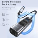 هاب 5 پورت USB/TYPE-C یسیدو YESIDO HB20 5-IN-1 Type-C/USB HUB - تصویر 12