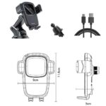 هولدر موبایل و شارژر یسیدو YESIDO c187 Phone Holder - تصویر 7