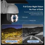 دوربین مدار بسته با وای فای و پنل خورشیدی LS vision LS 40 CCTV camera - تصویر 8