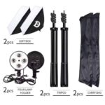 کیت 2 شاخه نور ثابت 4 لامپ دياموند Diamond Continuous Lighting Kit 4 Lamps x2 - تصویر 2