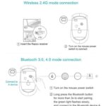ماوس بی سیم رپو Rapoo 7200M Wireless Mouse gray - تصویر 3
