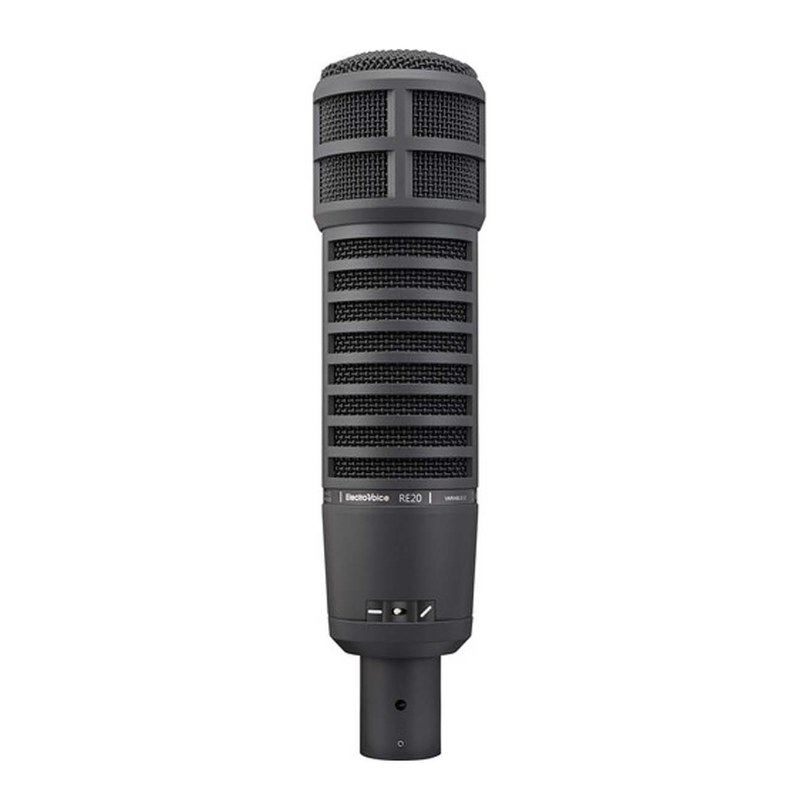 product-d2101e76f05805cc-800px-50kb میکروفون پادکست الکترو ویس Electro-Voice RE20 Broadcast Announcer Microphone Black - تصویر 1