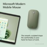 ماوس بی سیم مایکروسافت Microsoft Modern Mobile Wireless Mouse green - تصویر 3