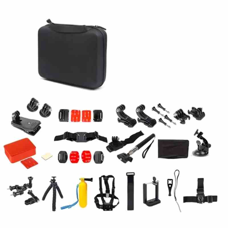 product-e03551a3788188a3-800px-50kb کیت کامل لوازم جانبی گوپرو Gopro Accessories Combo Kit 55 in 1 - تصویر 1