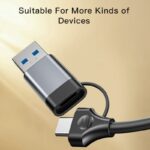 هاب 5 پورت USB/TYPE-C یسیدو YESIDO HB20 5-IN-1 Type-C/USB HUB - تصویر 8