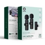 میکروفون یقه ای بی سیم گرین لاین Green Lion Wireless Microphone 3in1 - تصویر 2