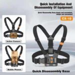 نگهدارنده موبایل پلوکاما Plokama CX-10 Chest Mount Camera & Phone Holder - تصویر 10
