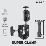 گیره چند منظوره جیماری JMARY MS-90 For Action Cameras Super Clamp - تصویر 2