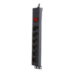 پاور ماژول شش خانه پارت مدل 2253 ارت دار کابل 1.8 متر
