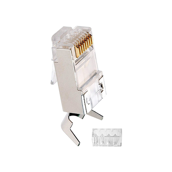 107006069.jpg سوکت شبکه Cat7 SFTP شانه دار بسته 20 عددی - تصویر 1