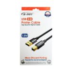 کابل پرینتر USB کانکتور فلزی دی نت طول 1.5 متر - تصویر 2
