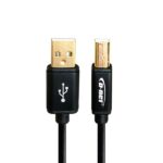 کابل پرینتر USB کانکتور فلزی دی نت طول 3 متر