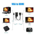تبدیل VGA به HDMI برق دار - تصویر 4
