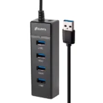 هاب 4 پورت USB 2.0 ایلون مدل H201 طول 1.2 متر - تصویر 3