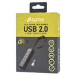 هاب 4 پورت USB 2.0 ایلون مدل H201 طول 1.2 متر - تصویر 2