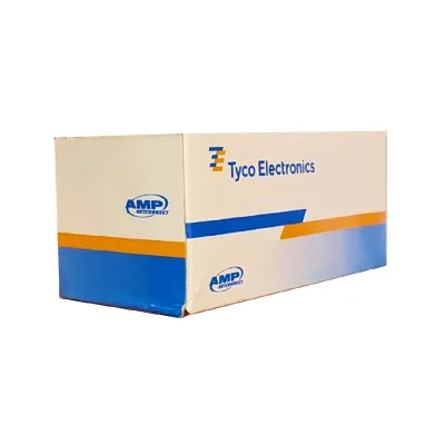 سوکت شبکه Cat6 UTP امپ مدل RJ45 بسته 100 عددی