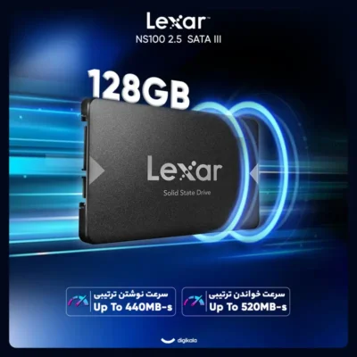 اس اس دی اینترنال SATA III لکسار مدل NS100 ظرفیت 128 گیگابایت