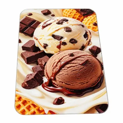 تخته گوشت طرح بستنی شکلاتی