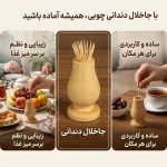 ظرف خلال دندان مدل جامی