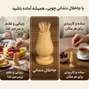 ظرف خلال دندان مدل جامی