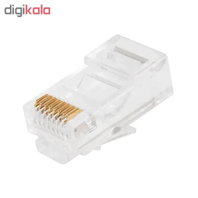 کانکتور کمیکس RJ45 cat6 بسته 100 عددی