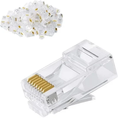 سوکت شبکه Cat6 مدل Diamond بسته 100 عددی