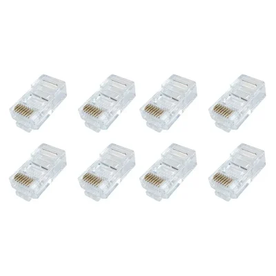 کانکتور شبکه cat5 مدل RJ45 بسته 8 عددی