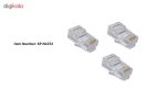 کانکتور Rj45 Cat6 UTP کی نت پلاس بسته 20 عددی