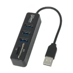 هاب و رم‌ ریدر 5 پورت SD / TF / USB 2.0 مدل COMBO