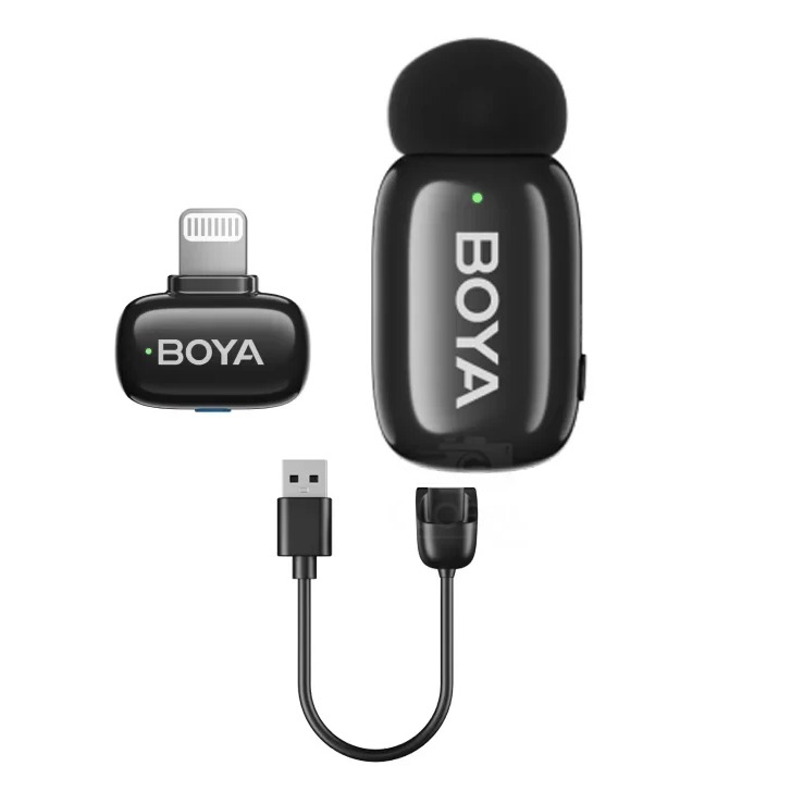 product-062f7d36ba63158e-727px-50kb میکروفون بی سیم بویا Boya Mini 16 Wireless Microphone Lightning - تصویر 1