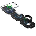 شارژر بی سیم سه کاره VICHYIE Wireless Charger 3 in 1 with Travel Case Portable