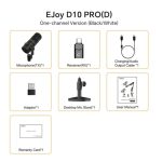 میکروفون بیسیم داینامیک کامیکا Comica EJoy D10 PRO D USB-C Microphone - تصویر 6