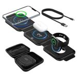 شارژر بی سیم سه کاره VICHYIE Wireless Charger 3 in 1 with Travel Case Portable - تصویر 7