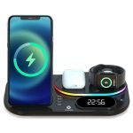 شارژر بی سیم چهار کاره XVersion 4 in 1 Wireless Fast Induction Charger Station