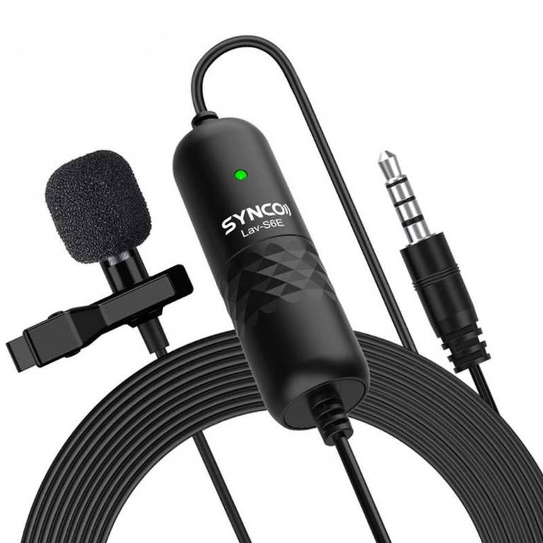 product-d2ce47b12a255699-767px-50kb میکروفن سینکو Synco S6E Lavalier Microphone - تصویر 1