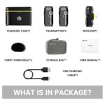 میکروفون یقه ای بی سیم Hollyland Lark C1 Duo Wireless Microphone for Lightning - تصویر 18